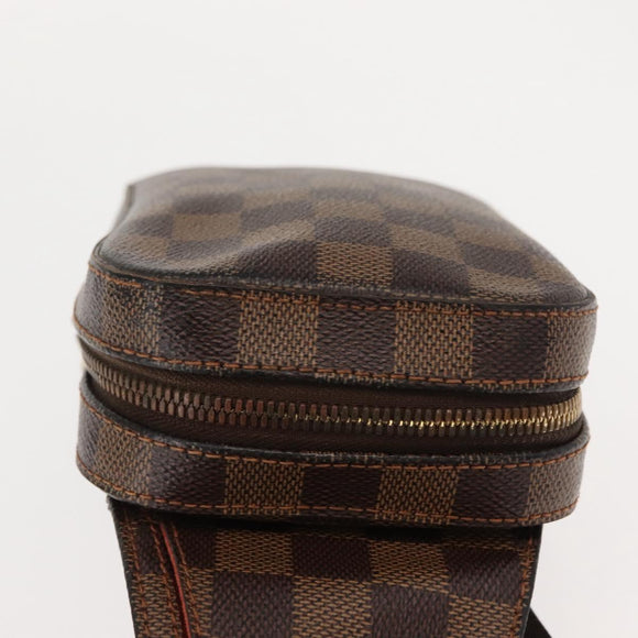 LOUIS VUITTON Damier Ebene Geronimos Shoulder Bag N51994 LV Auth 150018