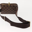 LOUIS VUITTON Damier Ebene Geronimos Shoulder Bag N51994 LV Auth 150018-4