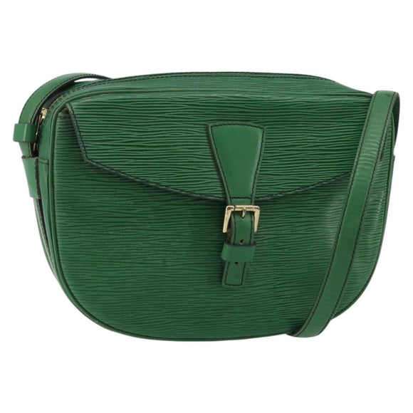 LOUIS VUITTON Epi Jeune Fille MM Shoulder Bag Green M52154 LV Auth 150019