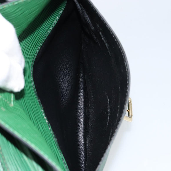 LOUIS VUITTON Epi Jeune Fille MM Shoulder Bag Green M52154 LV Auth 150019