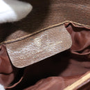 GUCCI GG Supreme Web Sherry Line Bag PVC Beige Gold 86 02 037 Auth 150020-20