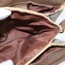 GUCCI GG Supreme Web Sherry Line Bag PVC Beige Gold 86 02 037 Auth 150020-21