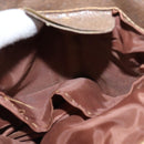 GUCCI GG Supreme Web Sherry Line Bag PVC Beige Gold 86 02 037 Auth 150020-10