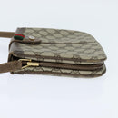 GUCCI GG Supreme Web Sherry Line Bag PVC Beige Gold 86 02 037 Auth 150020-3