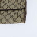 GUCCI GG Supreme Shoulder Bag PVC Beige Gold 89 02 050 Auth 150021-15