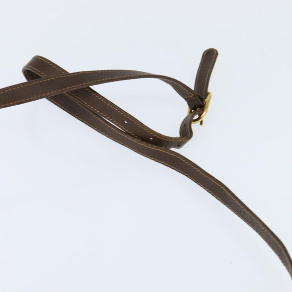 GUCCI GG Supreme Shoulder Bag PVC Beige Gold 89 02 050 Auth 150021