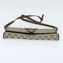 GUCCI GG Supreme Shoulder Bag PVC Beige Gold 89 02 050 Auth 150021-5