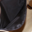 GUCCI GG Supreme Hand Bag PVC Beige Gold Auth 150024-12