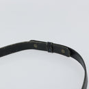 GUCCI GG Supreme Horsebit Shoulder Bag PVC Navy Gold Silver Auth 150026-8