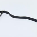 GUCCI GG Supreme Shoulder Bag PVC Navy Gold Auth 150027-8