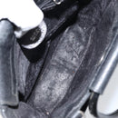 GUCCI Horsebit Hand Bag Leather 2way Black 002 1118 0463 Auth 150030-18