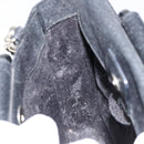 GUCCI Horsebit Hand Bag Leather 2way Black 002 1118 0463 Auth 150030-20