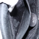 GUCCI Horsebit Hand Bag Leather 2way Black 002 1118 0463 Auth 150030-21