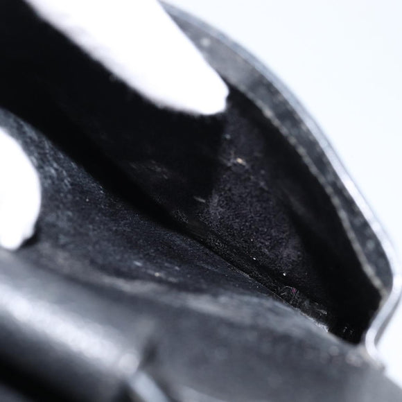 GUCCI Horsebit Hand Bag Leather 2way Black 002 1118 0463 Auth 150030