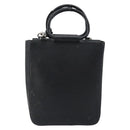 GUCCI Horsebit Hand Bag Leather 2way Black 002 1118 0463 Auth 150030-3