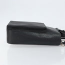 GUCCI Horsebit Hand Bag Leather 2way Black 002 1118 0463 Auth 150030-4