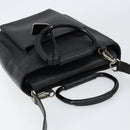 GUCCI Horsebit Hand Bag Leather 2way Black 002 1118 0463 Auth 150030-6