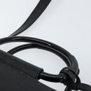 GUCCI Horsebit Hand Bag Leather 2way Black 002 1118 0463 Auth 150030-8