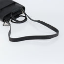 GUCCI Horsebit Hand Bag Leather 2way Black 002 1118 0463 Auth 150030-9