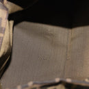 FENDI Zucca Canvas Tote Bag Black Brown Auth 150031-12