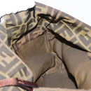 FENDI Zucca Canvas Tote Bag Black Brown Auth 150031-18