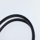 FENDI Zucchino Canvas Tote Bag Navy Silver Auth 150033-8