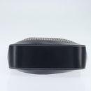 FENDI Zucchino Canvas Tote Bag Navy Silver Auth 150033-5