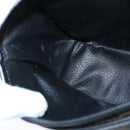 CELINE Macadam Canvas Shoulder Bag PVC Leather Black Gold Auth 150035-20