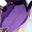 LOUIS VUITTON Monogram Vernis Reade PM Hand Bag Viole M91089 LV Auth 150037-11