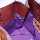 LOUIS VUITTON Monogram Vernis Reade PM Hand Bag Viole M91089 LV Auth 150037-20