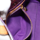 LOUIS VUITTON Monogram Vernis Reade PM Hand Bag Viole M91089 LV Auth 150037-21