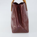LOUIS VUITTON Monogram Vernis Reade PM Hand Bag Viole M91089 LV Auth 150037-3