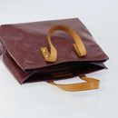 LOUIS VUITTON Monogram Vernis Reade PM Hand Bag Viole M91089 LV Auth 150037-6