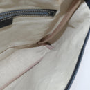 GUCCI GG Supreme Shoulder Bag PVC Navy Silver 223666 Auth 150039-19