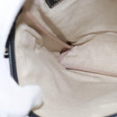 GUCCI GG Supreme Shoulder Bag PVC Navy Silver 223666 Auth 150039-20