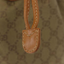 GUCCI GG Canvas Shoulder Bag Beige Gold Auth 150040-10