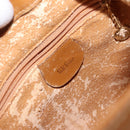 GUCCI GG Canvas Shoulder Bag Beige Gold Auth 150040-18