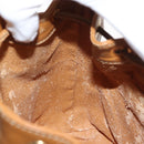 GUCCI GG Canvas Shoulder Bag Beige Gold Auth 150040-20