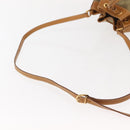 GUCCI GG Canvas Shoulder Bag Beige Gold Auth 150040-7