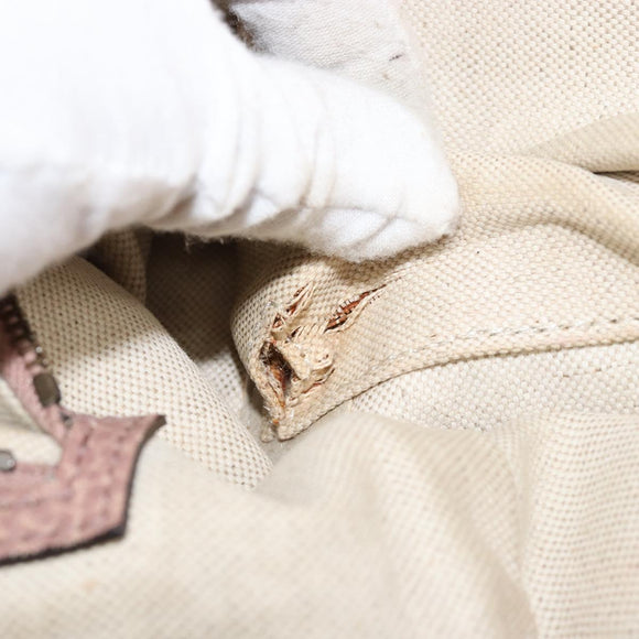 GUCCI GG Canvas Miss GG Tote Bag Beige Gold 342591 Auth 150041
