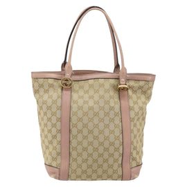 GUCCI GG Canvas Miss GG Tote Bag Beige Gold 342591 Auth 150041 - 0