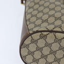 GUCCI GG Supreme Web Sherry Line Shoulder Bag PVC Beige 89 02 081 Auth 150042-10