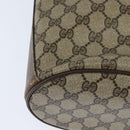 GUCCI GG Supreme Web Sherry Line Shoulder Bag PVC Beige 89 02 081 Auth 150042-12