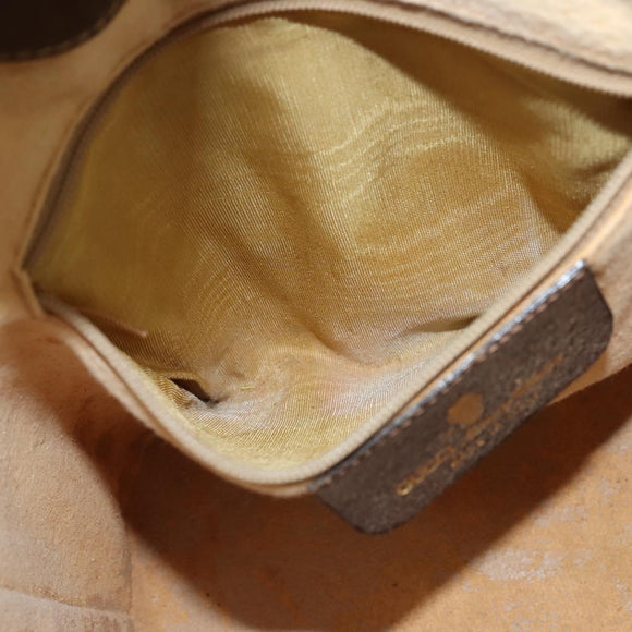 GUCCI GG Supreme Web Sherry Line Shoulder Bag PVC Beige 89 02 081 Auth 150042