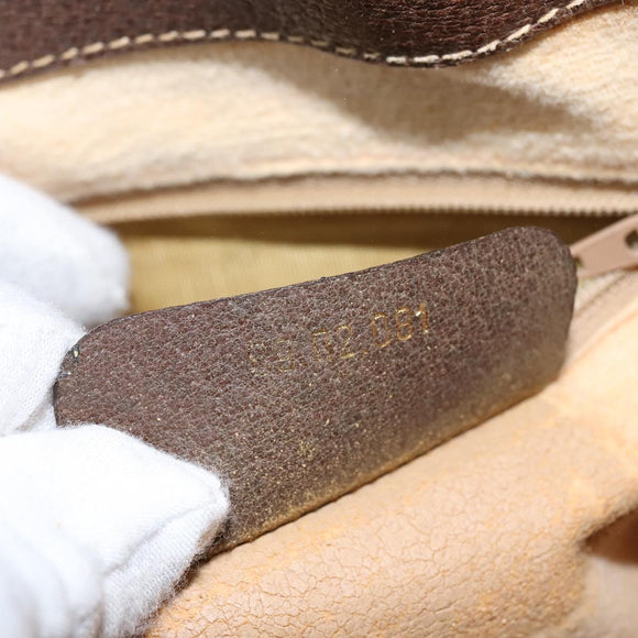 GUCCI GG Supreme Web Sherry Line Shoulder Bag PVC Beige 89 02 081 Auth 150042