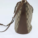 GUCCI GG Supreme Web Sherry Line Shoulder Bag PVC Beige 89 02 081 Auth 150042-5