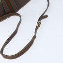 GUCCI GG Supreme Web Sherry Line Shoulder Bag PVC Beige 89 02 081 Auth 150042-7