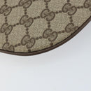 GUCCI GG Supreme Clutch Bag PVC Beige Gold 89 02 503 Auth 150043-15