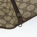 GUCCI GG Supreme Clutch Bag PVC Beige Gold 89 02 503 Auth 150043-9