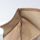 GUCCI GG Supreme Clutch Bag PVC Beige Gold 89 02 503 Auth 150043-20